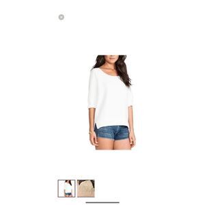 DUFFY Off White Sweater size small